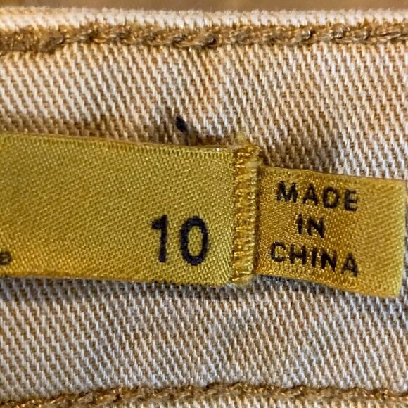 Prana Women's Janesse High Rise Cotton Denim Tapered Slash Pocket Jeans Size 10 - Picture 9 of 13